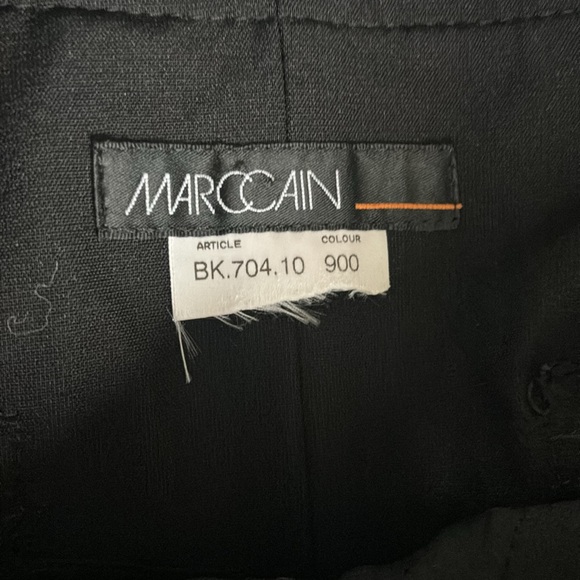 Marc Cain Black Stretch Midi Skirt with Zip Side Detail - Picture 9 of 9